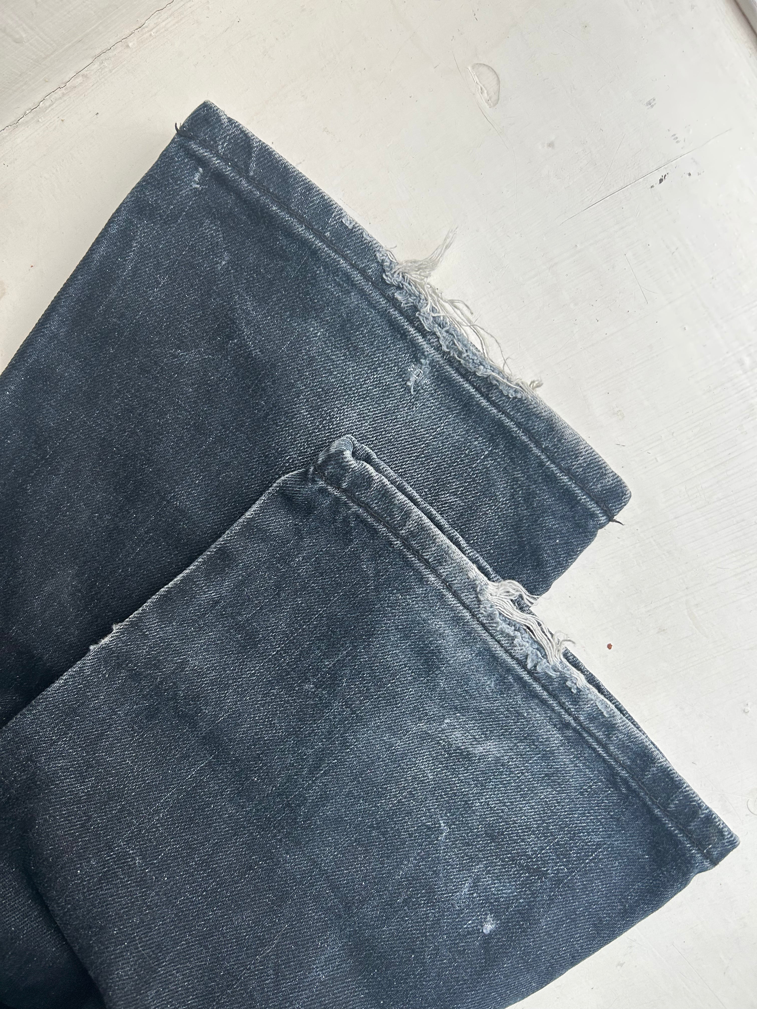 stitched jeans