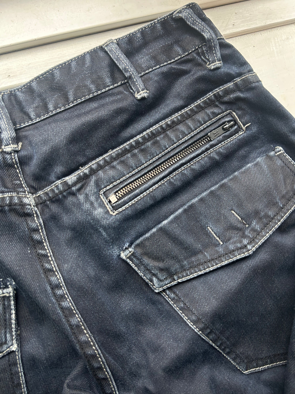 zipper jeans