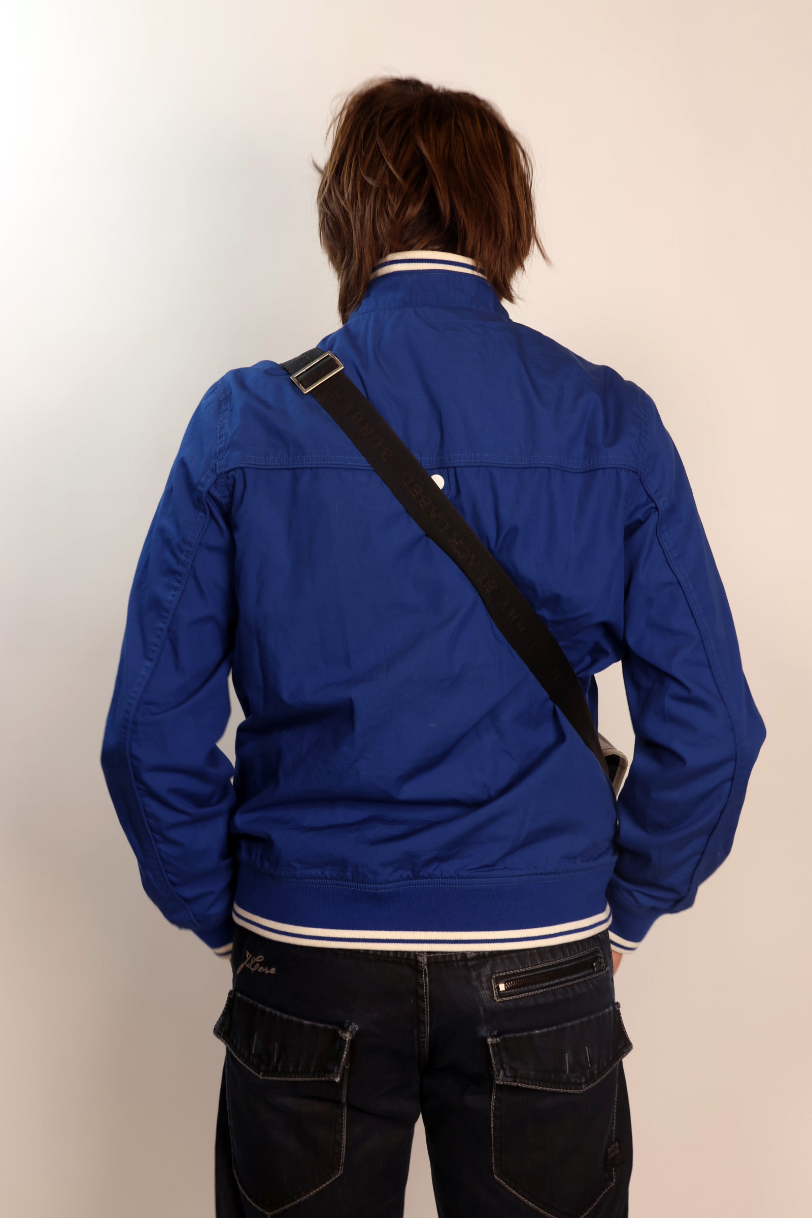 blue bomber jacket