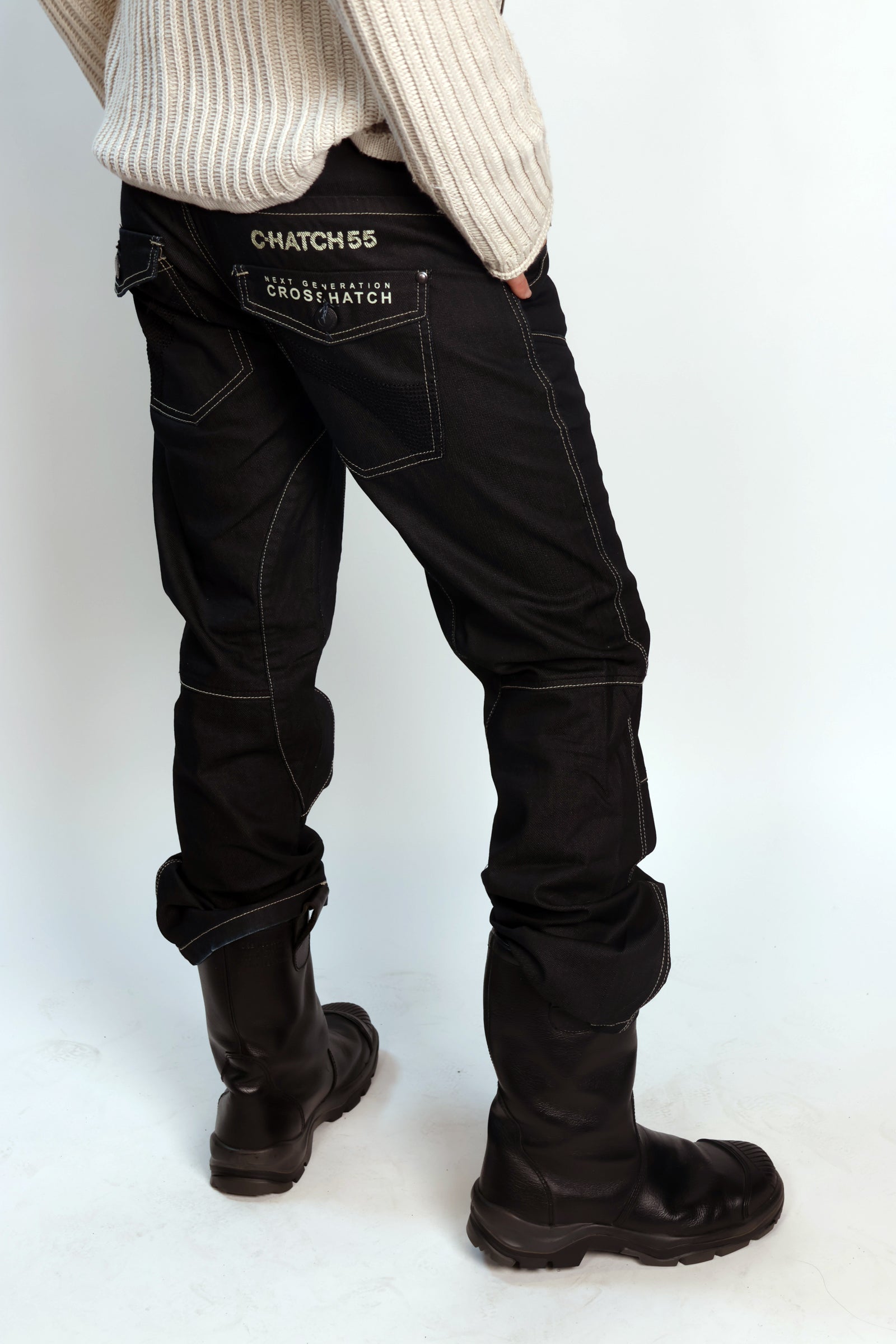 biker jeans